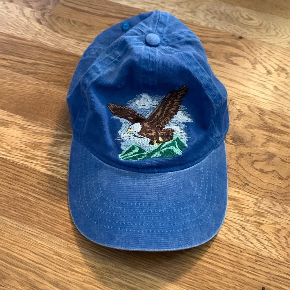 Vintage Dad Hat Embroidered Bald Eagle